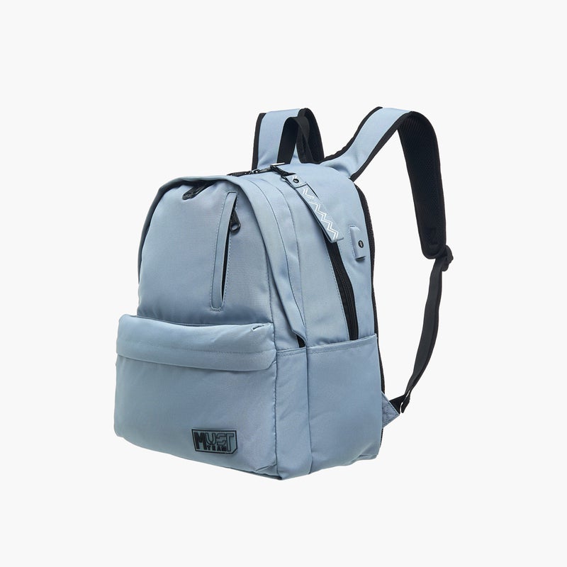Must Backpack-Sustainable-2 Cmprt-25L (Rpet Pu) Grey \ 32X19X42 - Image 4